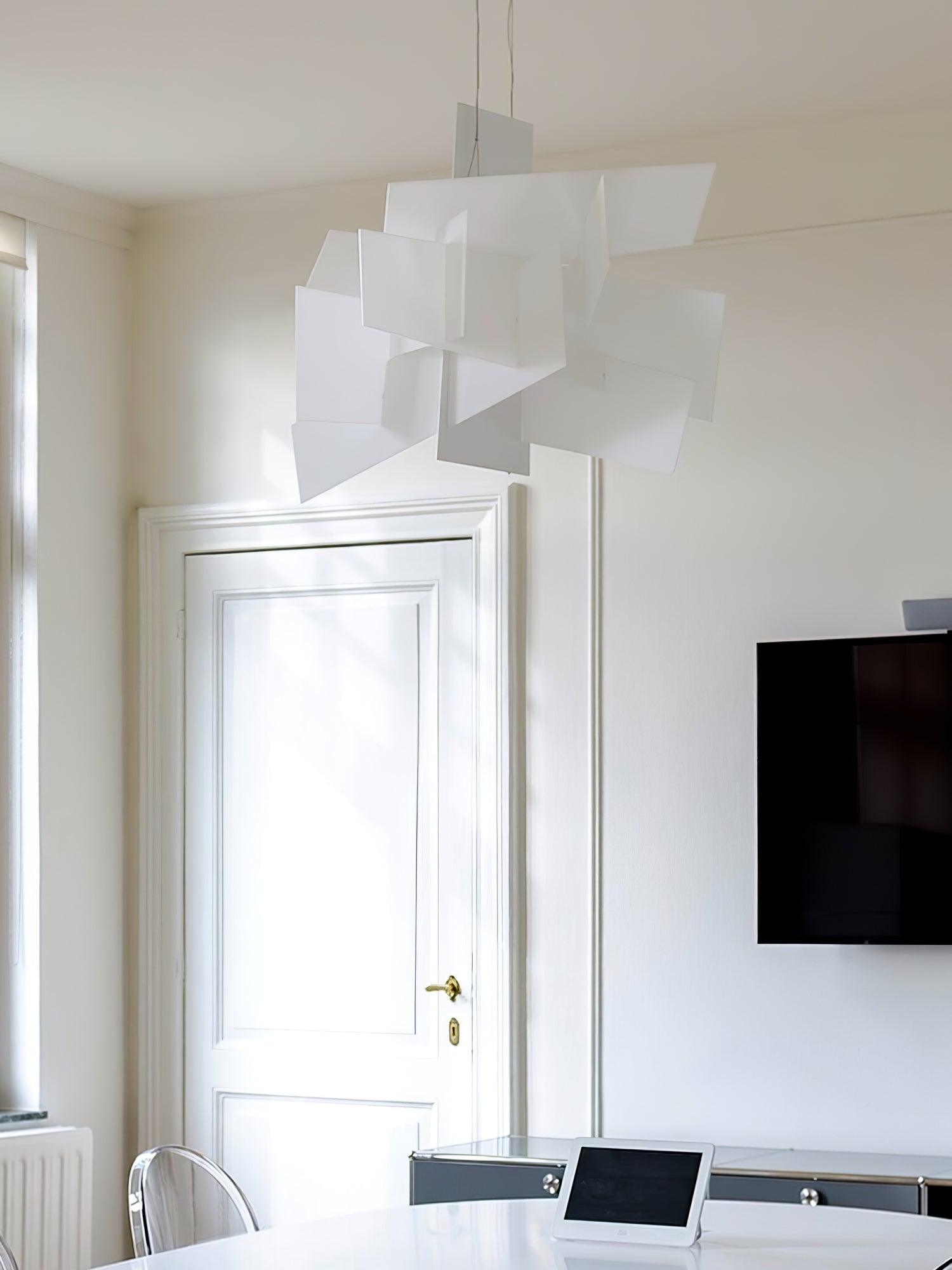 Ultalus Origami Starburst Pendant Light-Neutral Decor