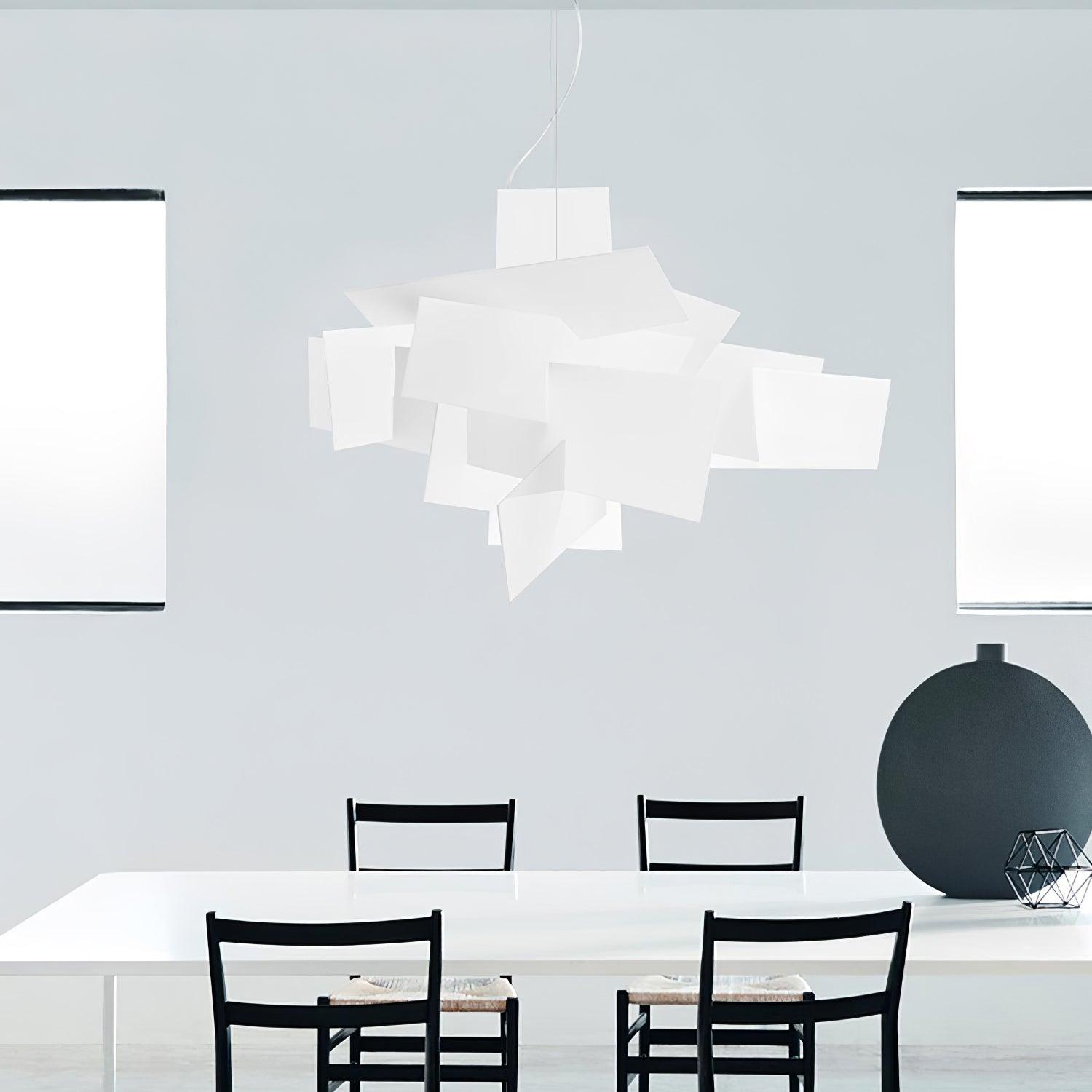 Ultalus Origami Starburst Pendant Light-Neutral Decor