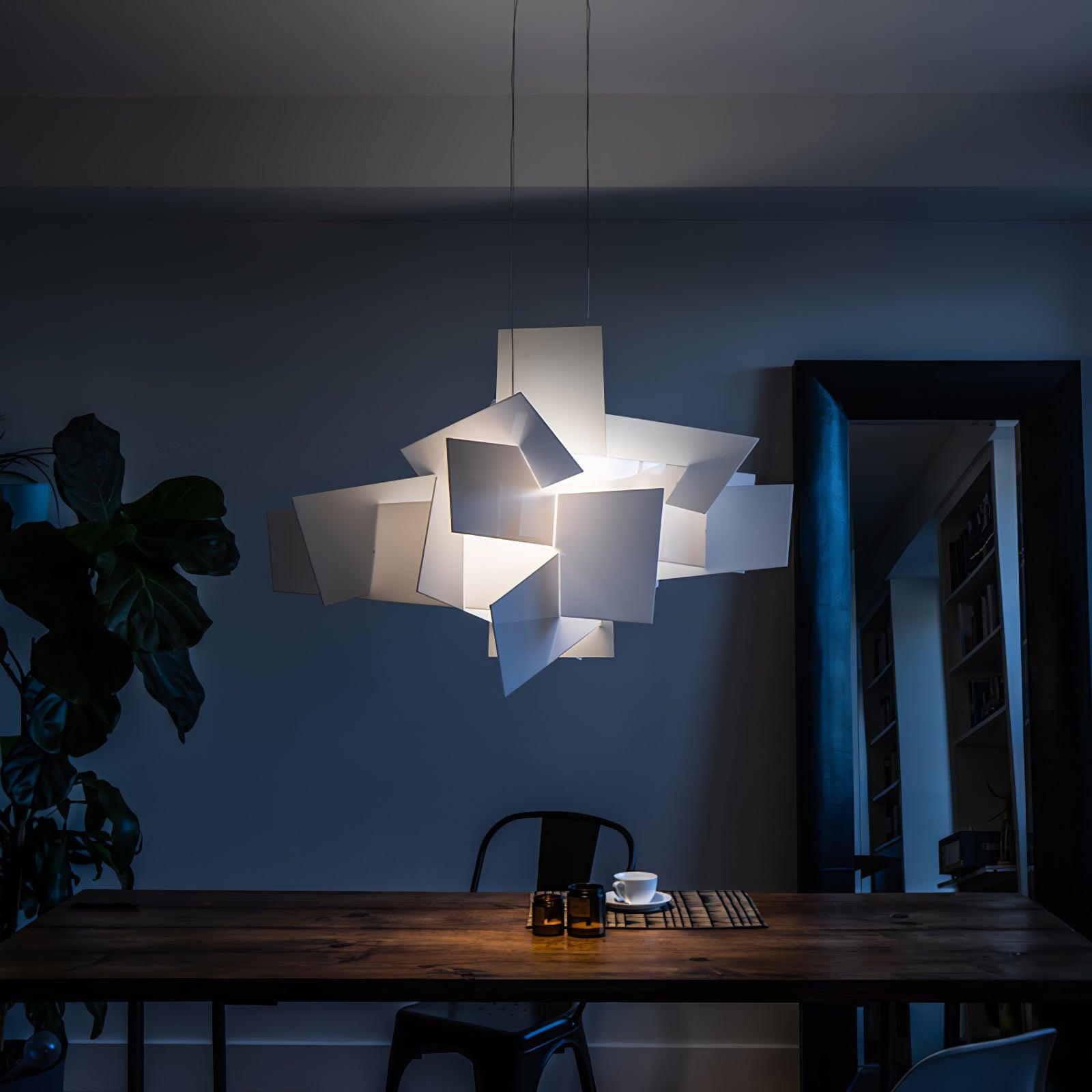 Ultalus Origami Starburst Pendant Light-Neutral Decor