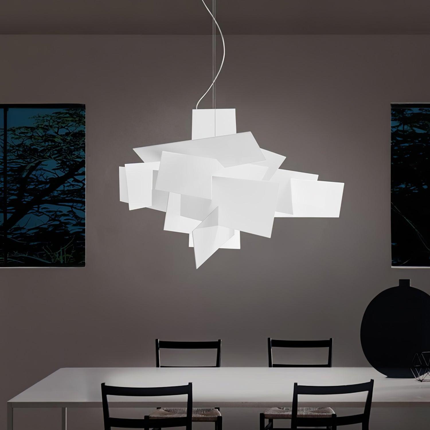 Ultalus Origami Starburst Pendant Light-Neutral Decor