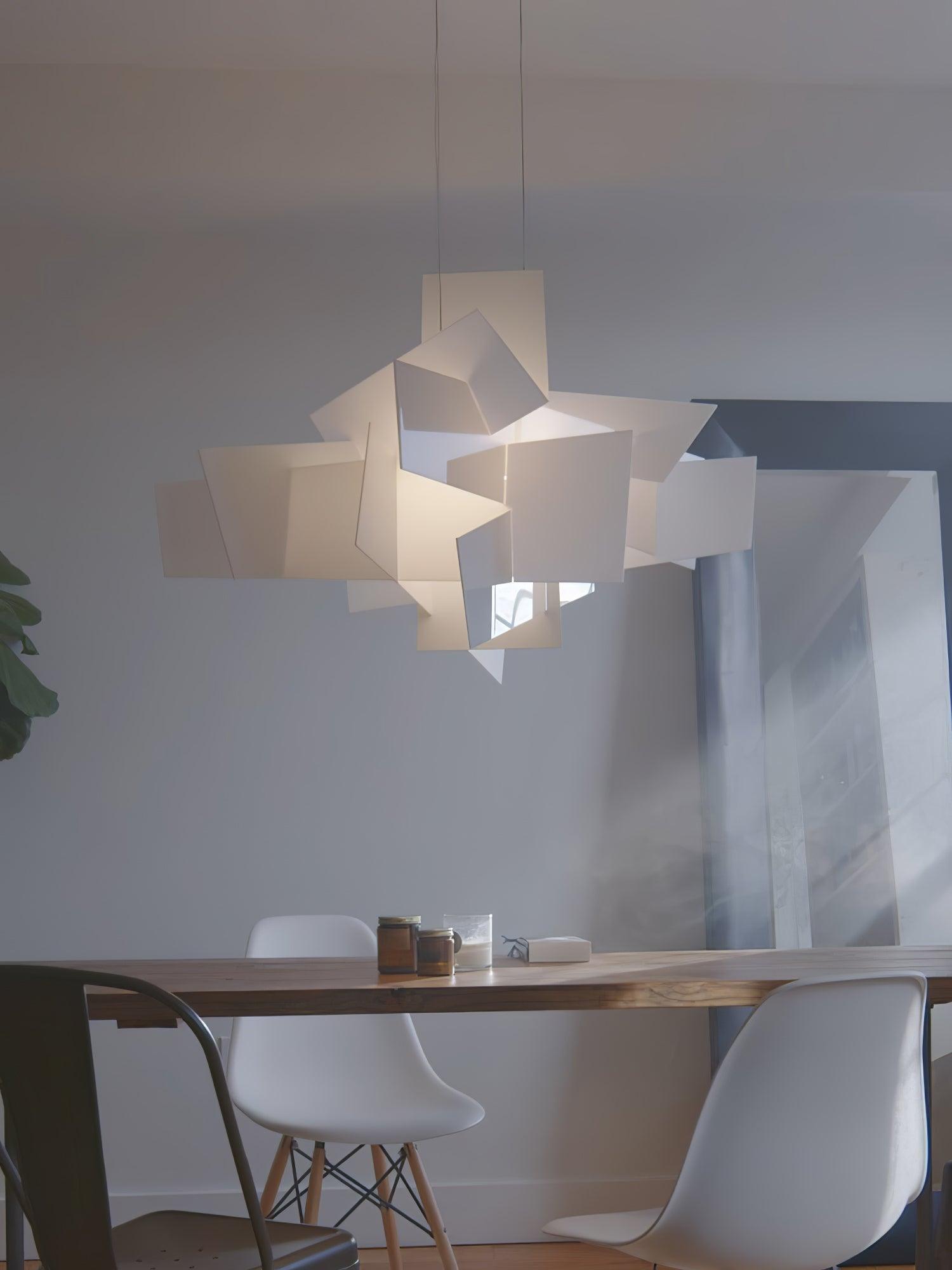 Ultalus Origami Starburst Pendant Light-Neutral Decor