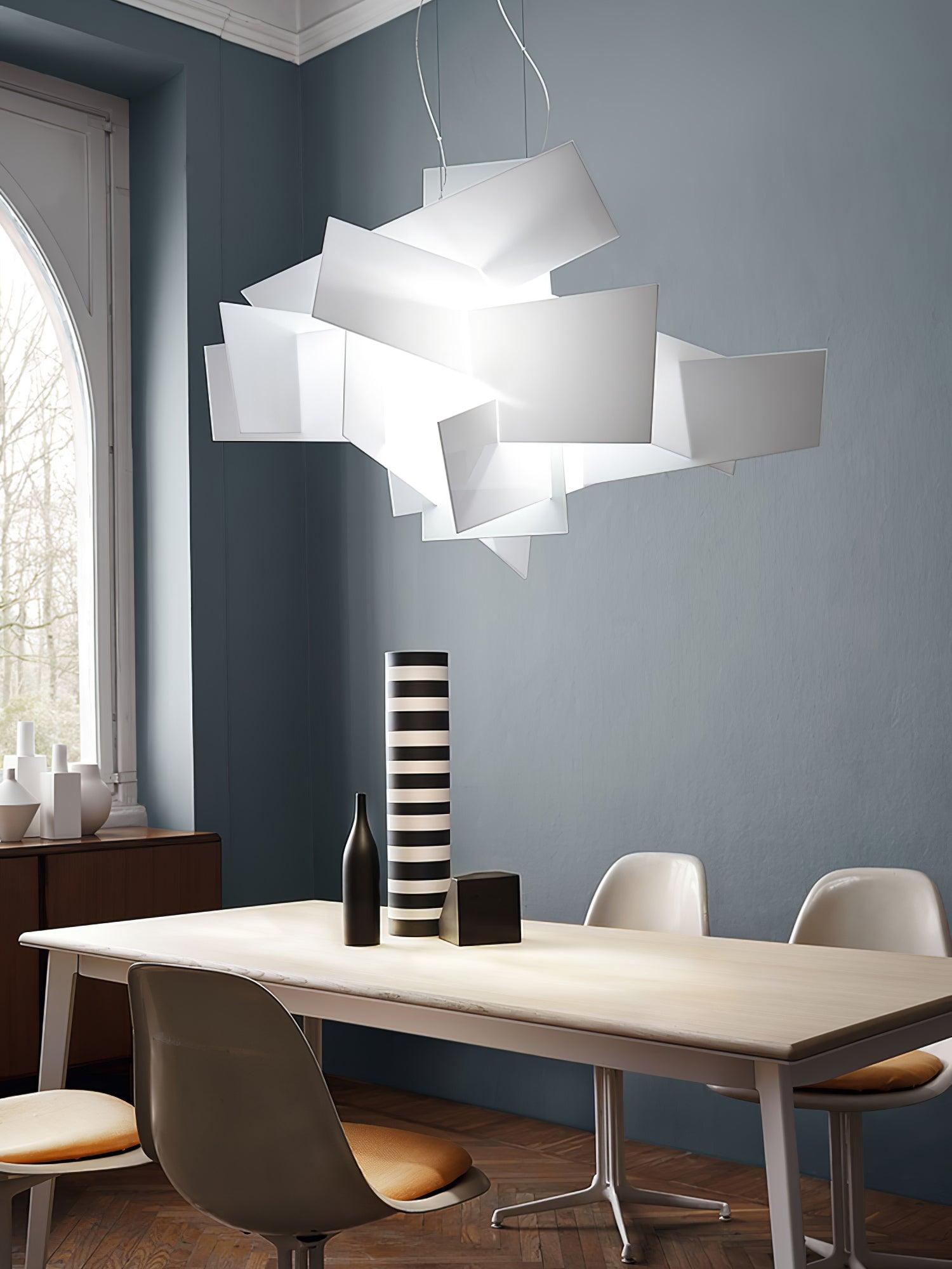Ultalus Origami Starburst Pendant Light-Neutral Decor