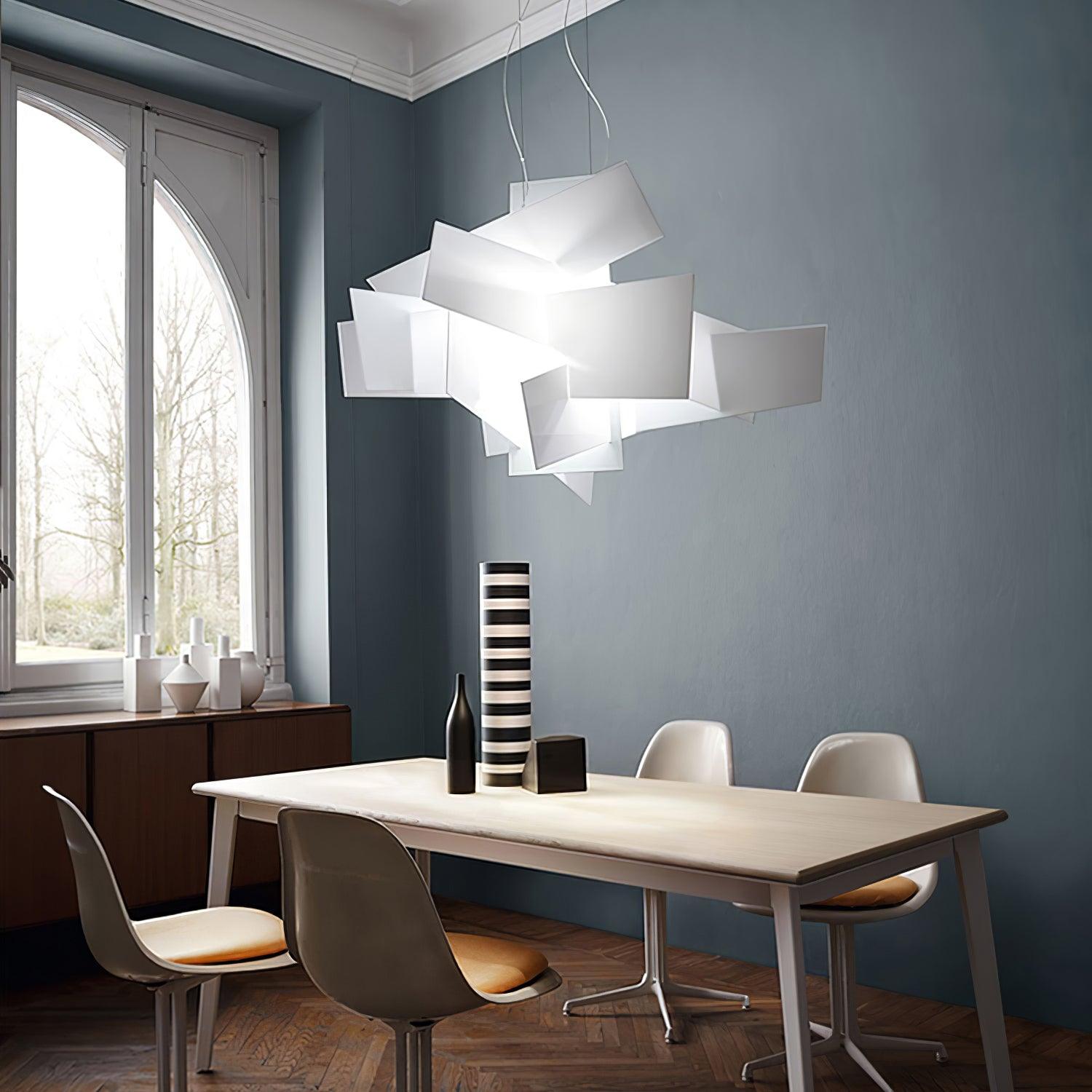 Ultalus Origami Starburst Pendant Light-Neutral Decor