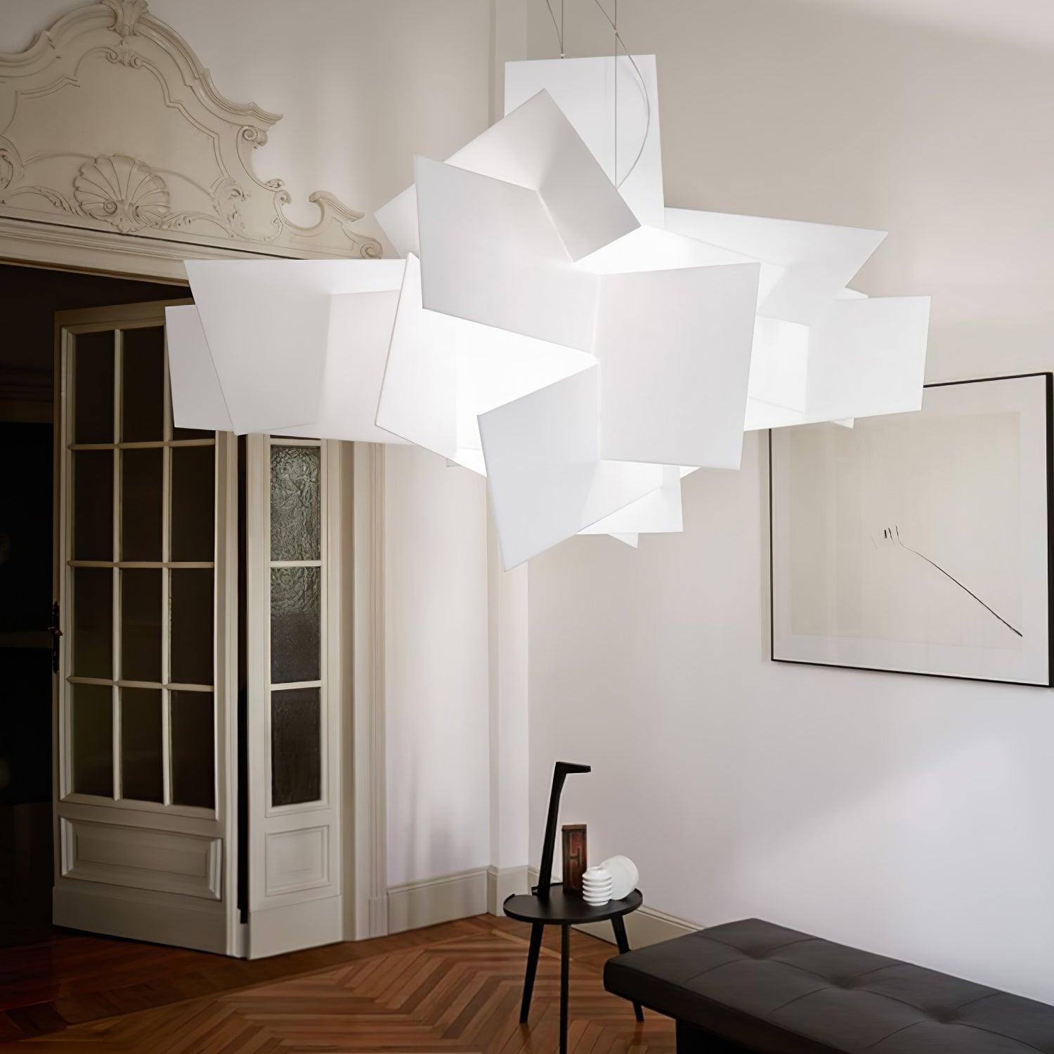 Ultalus Origami Starburst Pendant Light-Neutral Decor
