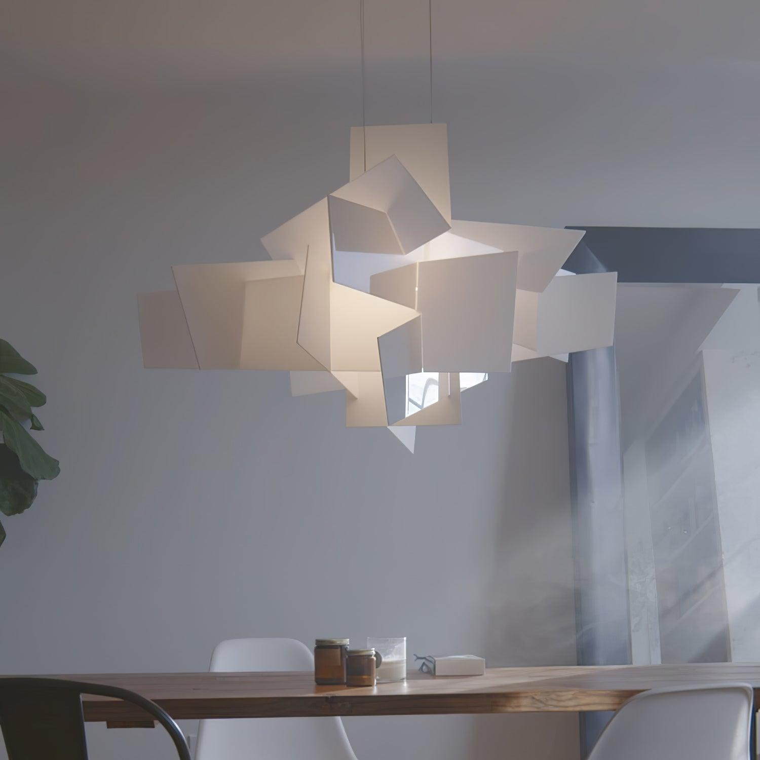 Ultalus Origami Starburst Pendant Light-Neutral Decor