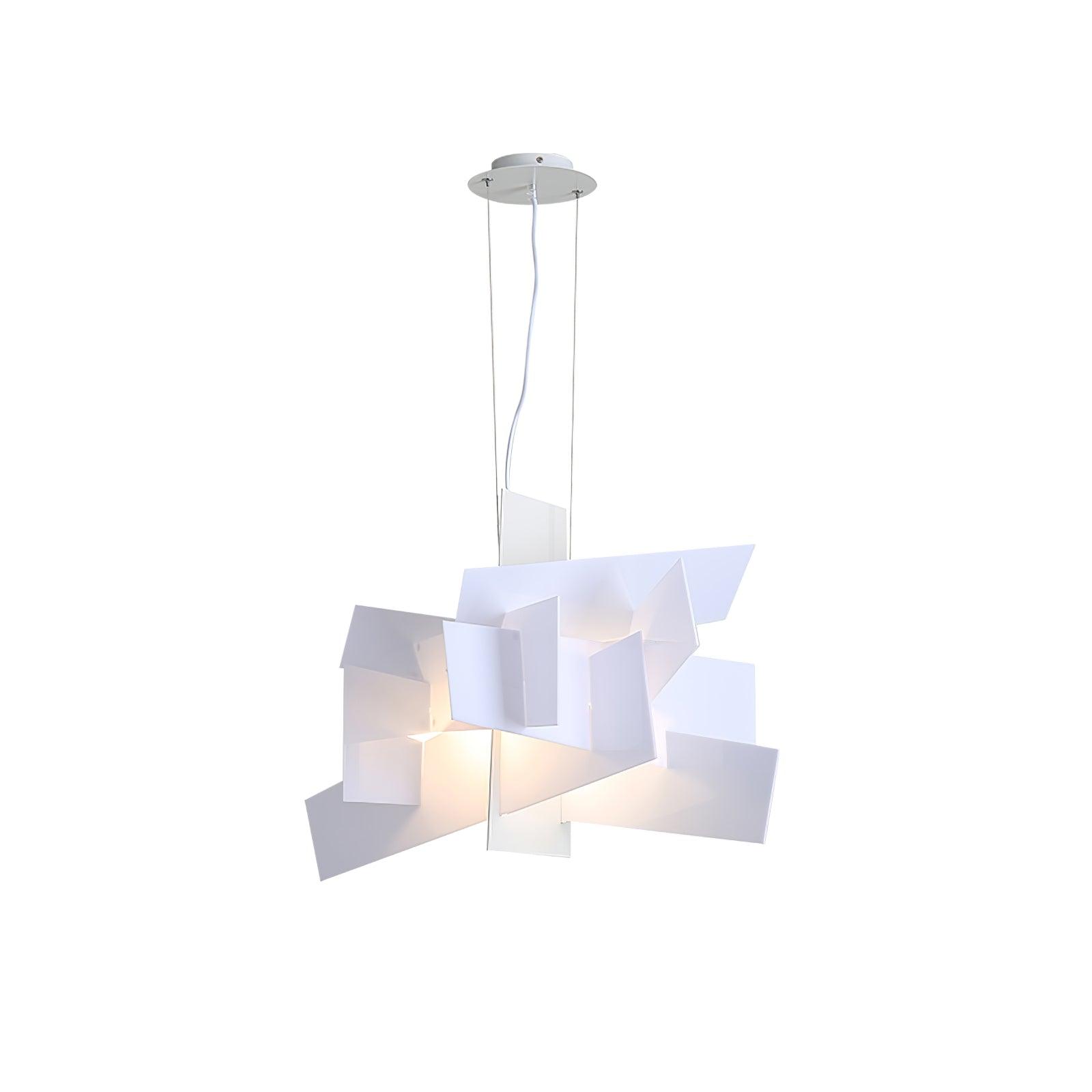 Ultalus Origami Starburst Pendant Light-Neutral Decor