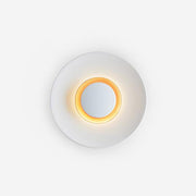 Wall Light Metal Halo Integrated LED Gold Ring Modern Minimalist