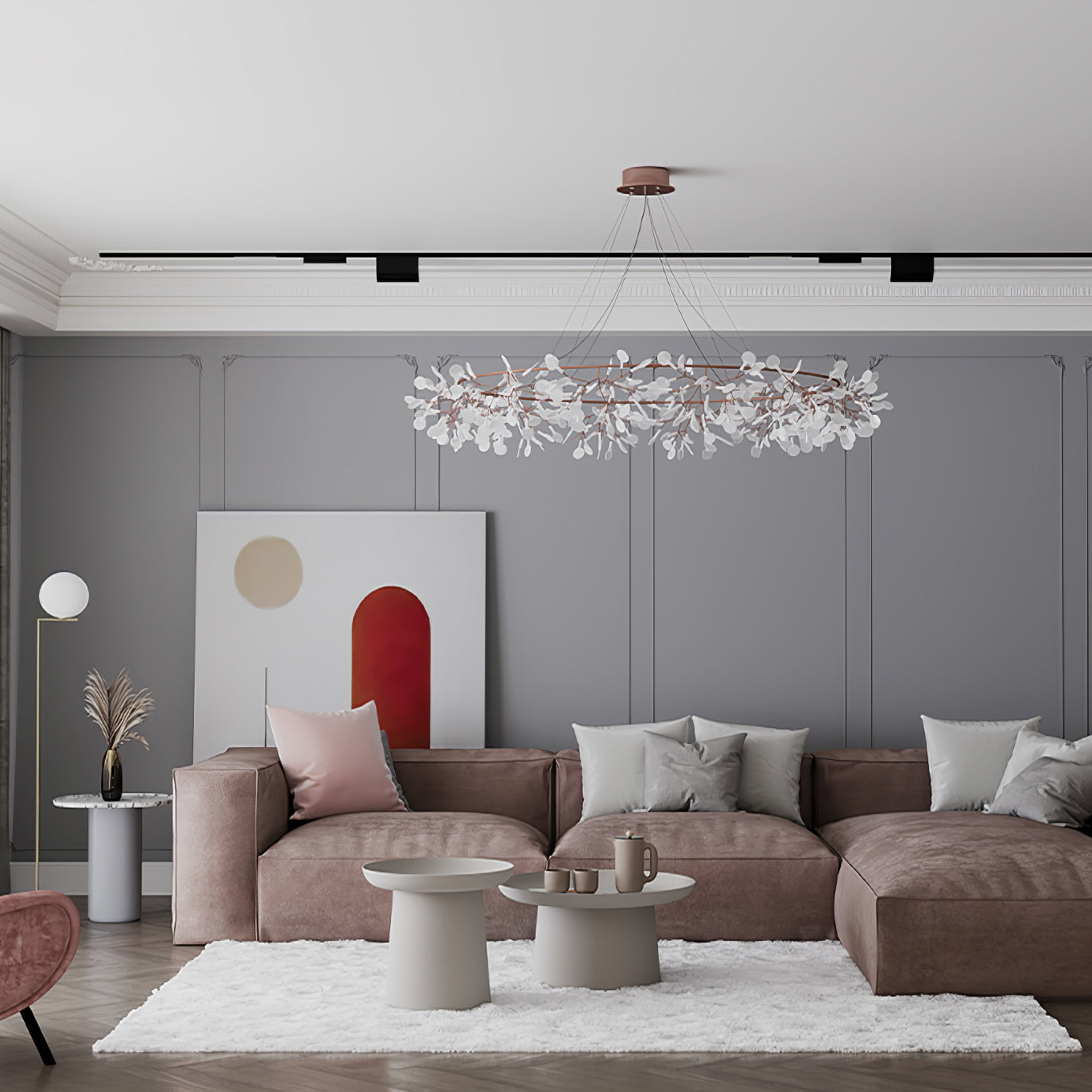 Dore Chandelier Firefly Branch LED-Neutral Decor
