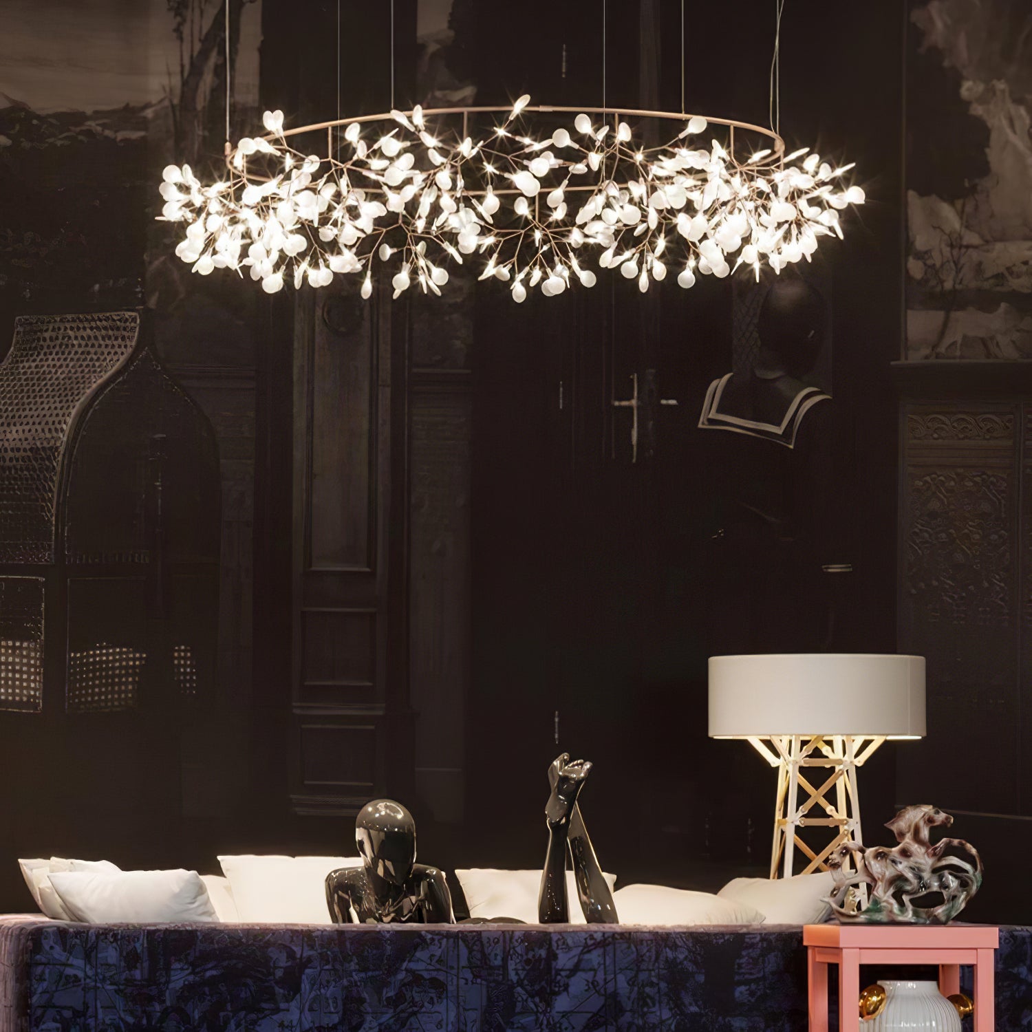 Dore Chandelier Firefly Branch LED-Neutral Decor