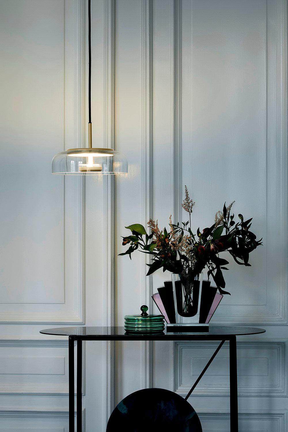 Lustra Pendant Lamp Transparent Glass Sleek-Neutral Decor