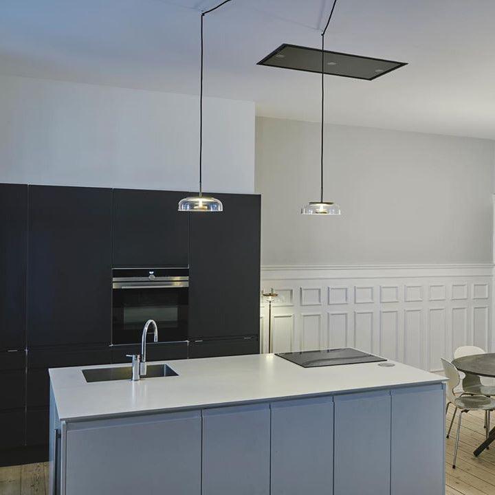 Lustra Pendant Lamp Transparent Glass Sleek-Neutral Decor