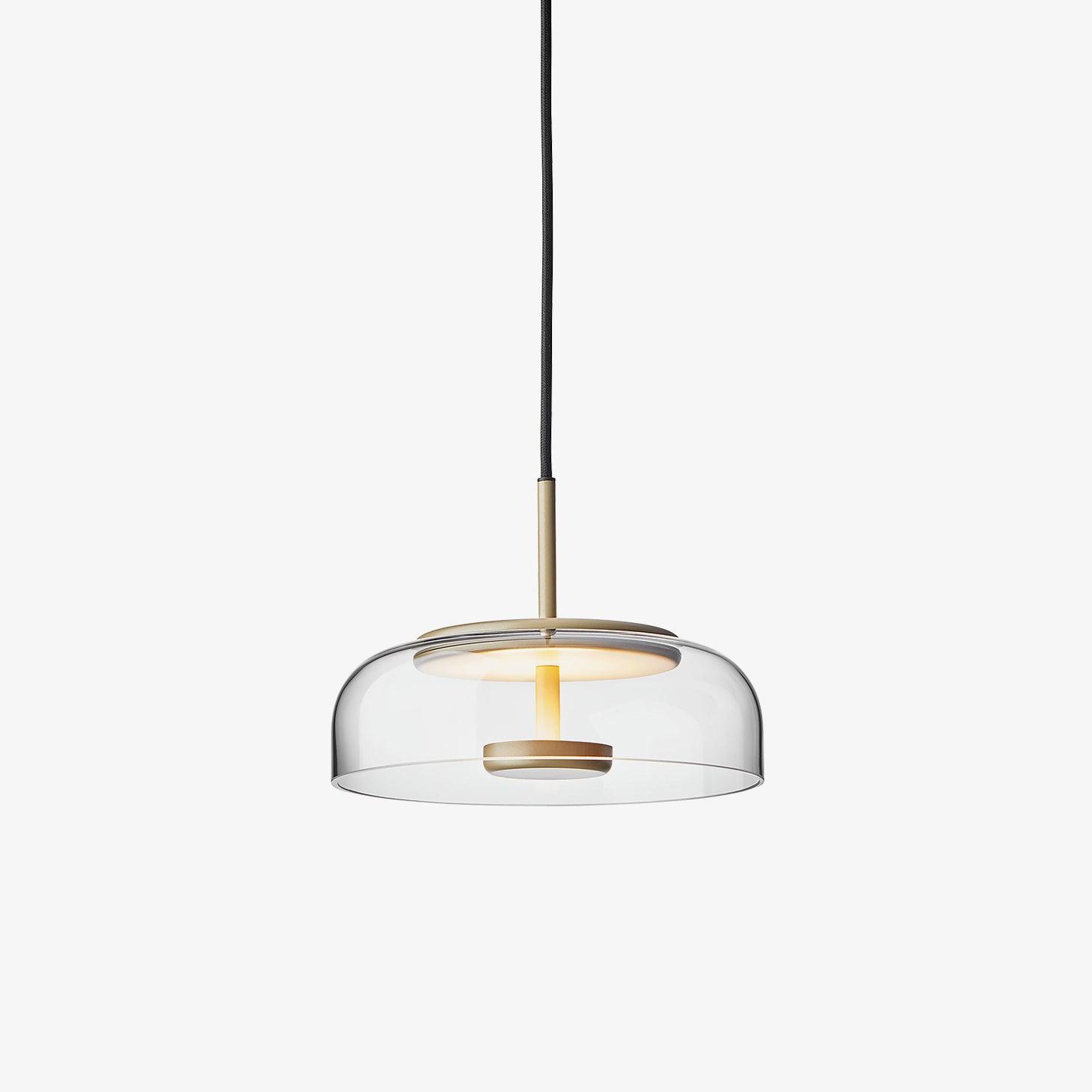 Lustra Pendant Lamp Transparent Glass Sleek-Neutral Decor