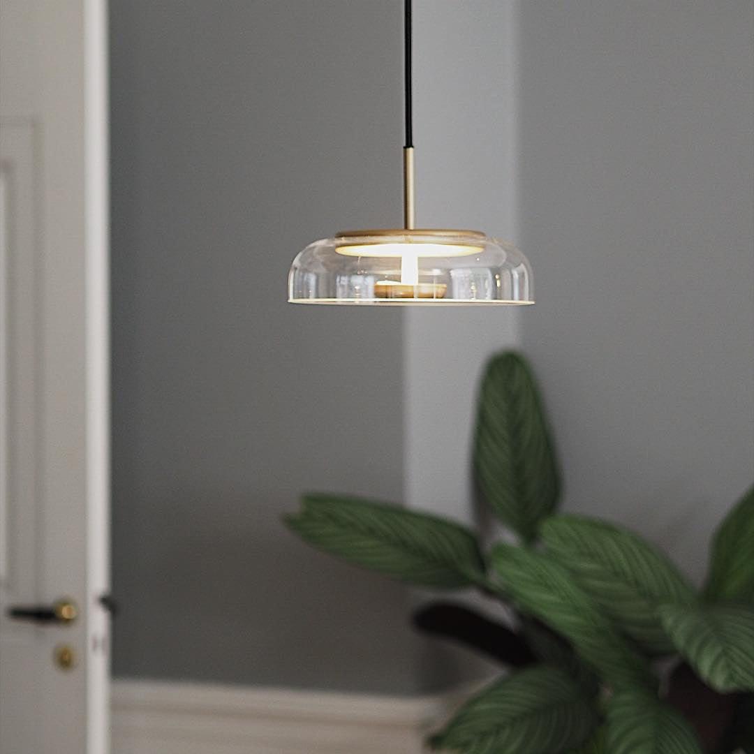 Lustra Pendant Lamp Transparent Glass Sleek-Neutral Decor