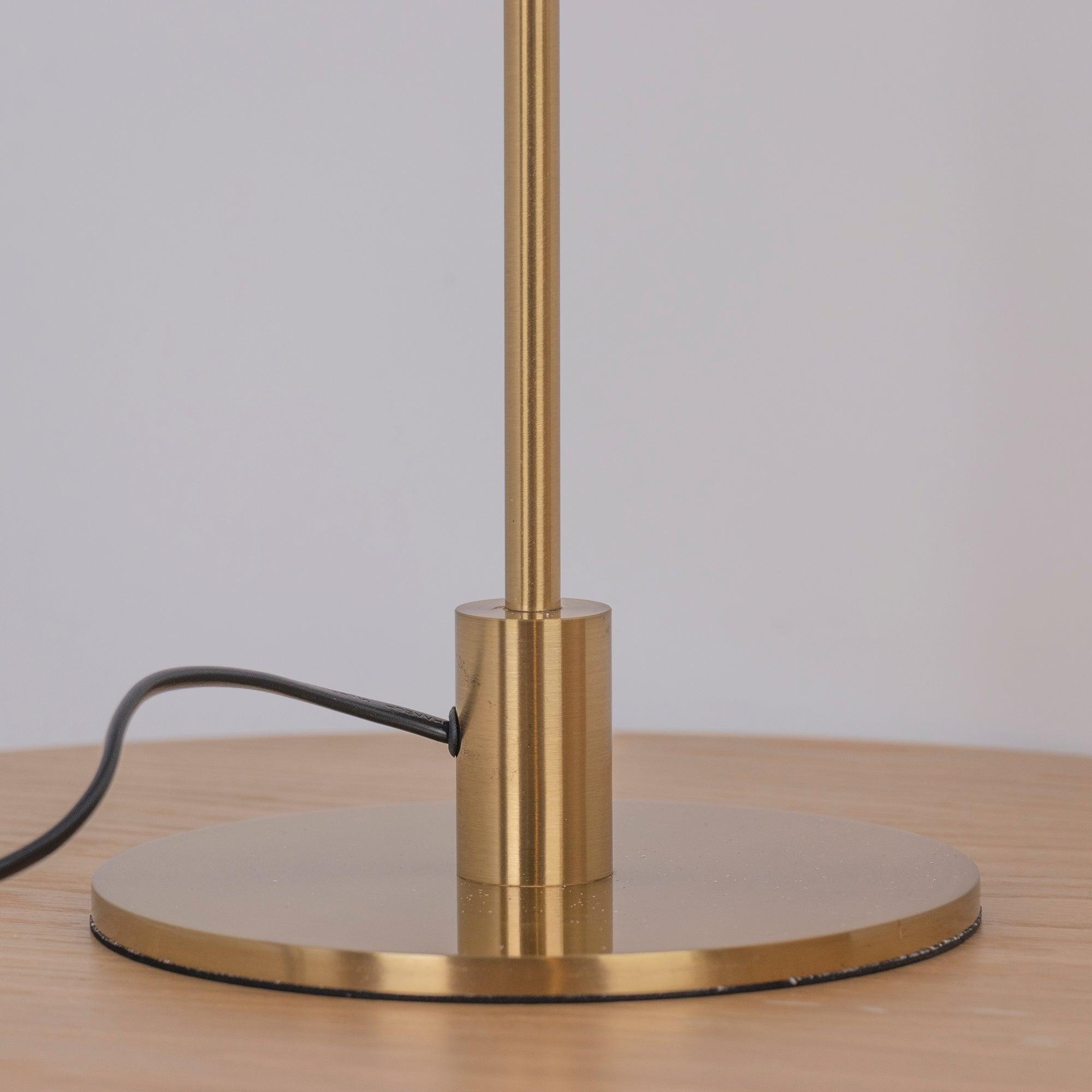 Salem Table Lamp Clear Glass Shade Wood Base-Neutral Decor