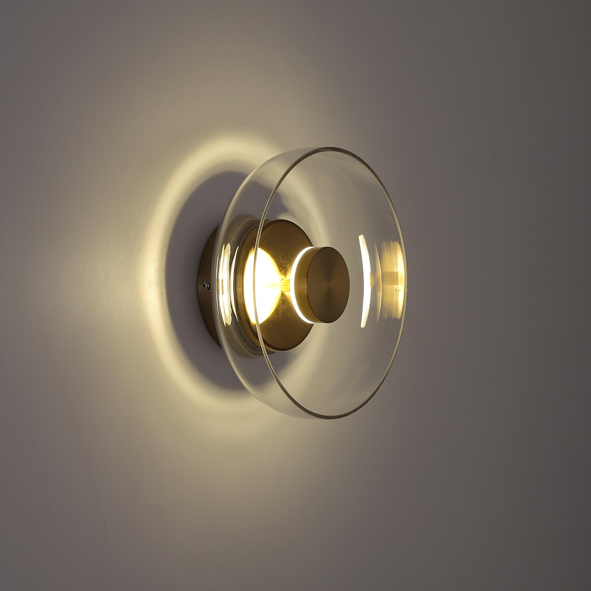Lomino Premium Nordic Art Glass Wall Light-Neutral Decor