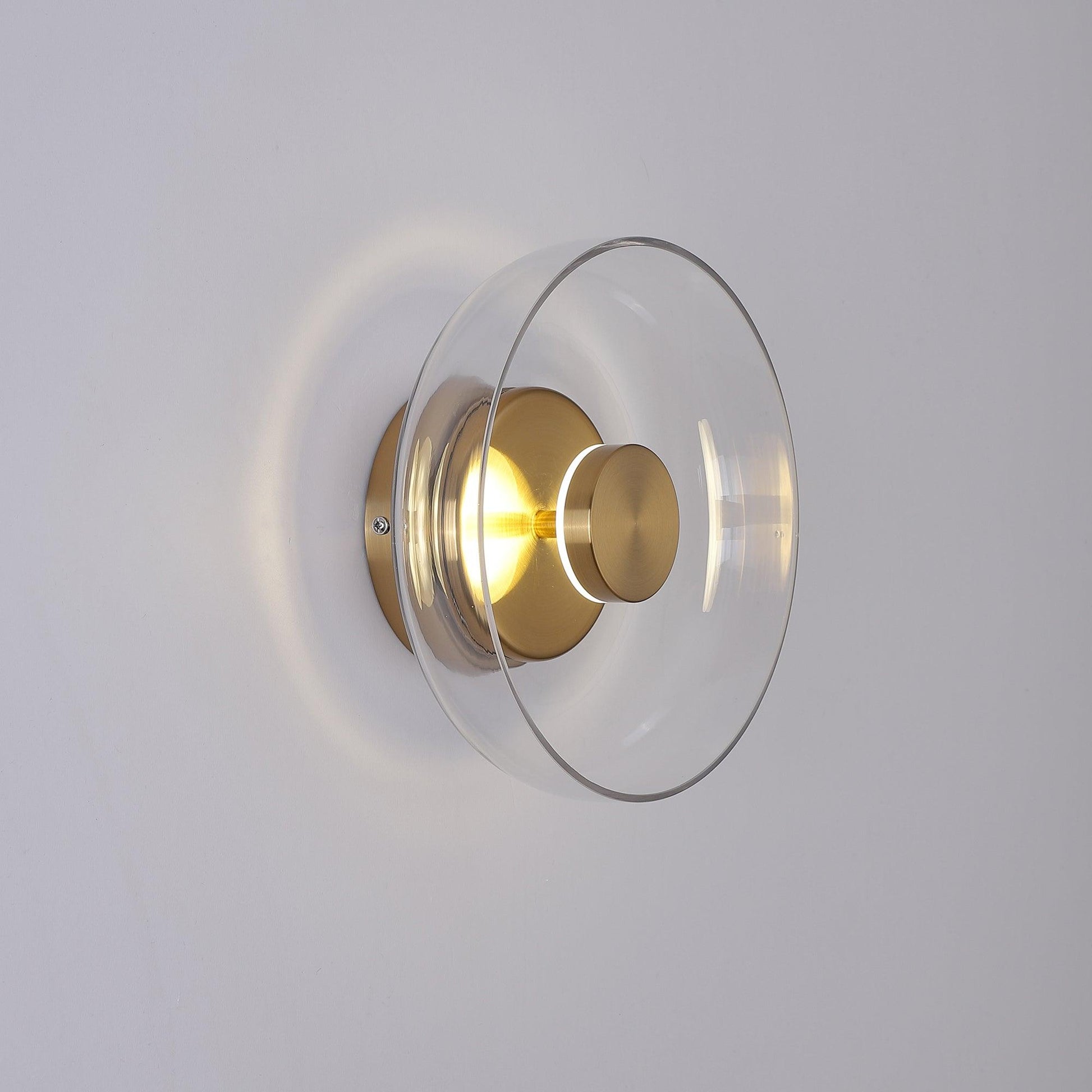 Lomino Premium Nordic Art Glass Wall Light-Neutral Decor