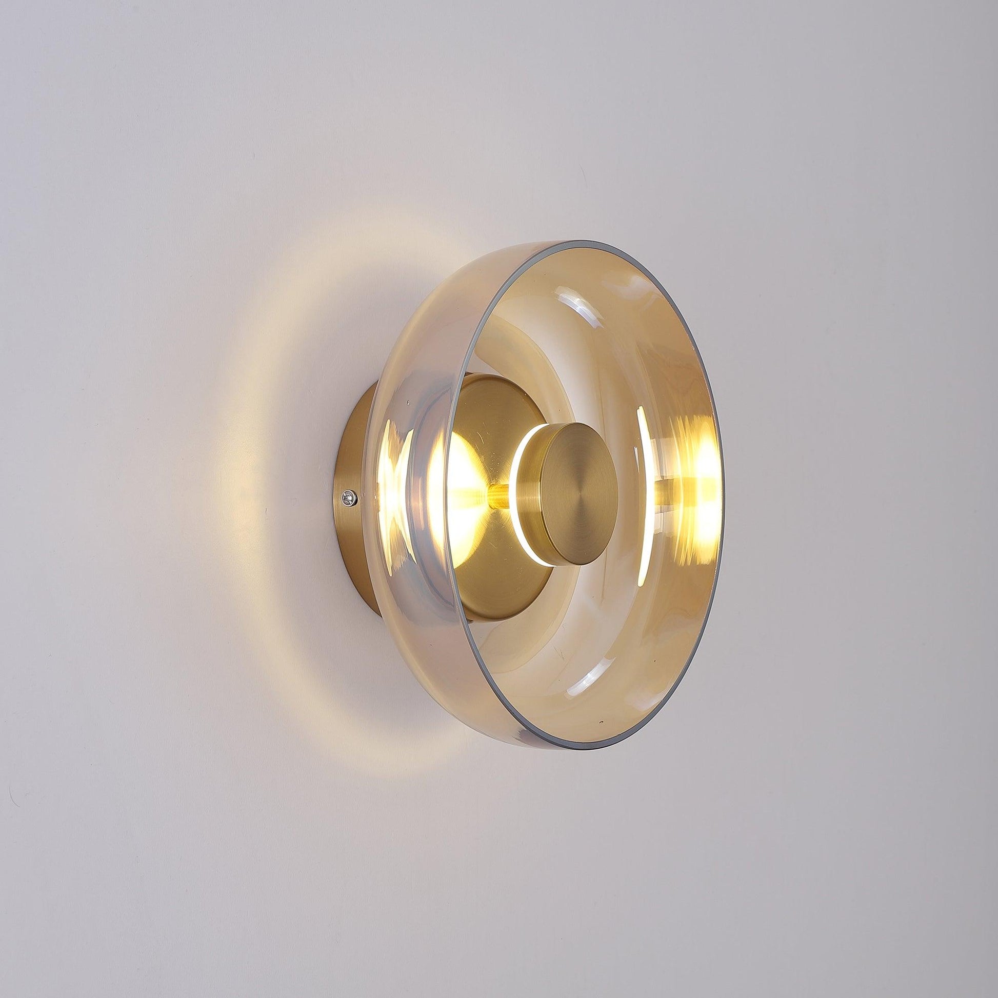 Lomino Premium Nordic Art Glass Wall Light-Neutral Decor