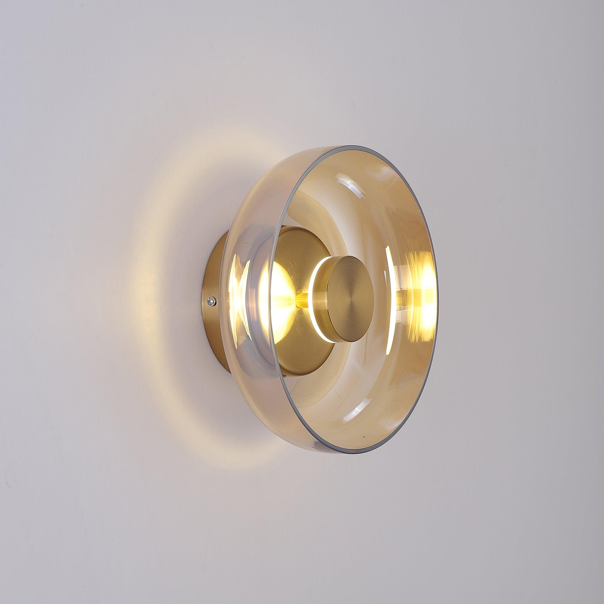 Lomino Premium Nordic Art Glass Wall Light-Neutral Decor
