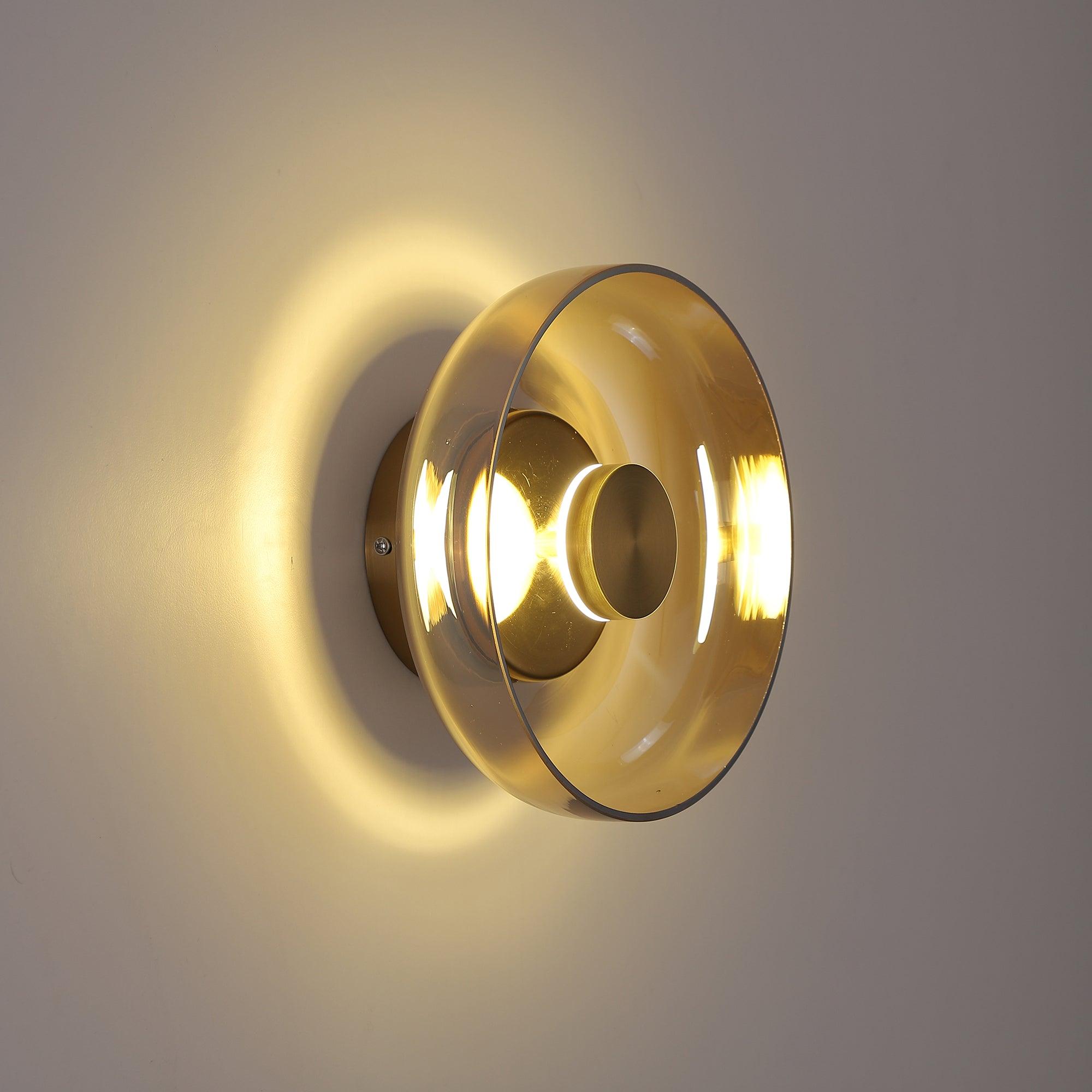 Lomino Premium Nordic Art Glass Wall Light-Neutral Decor