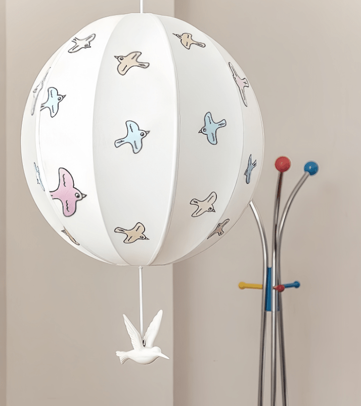 Alvind Balloon Pendant Light-Neutral Decor