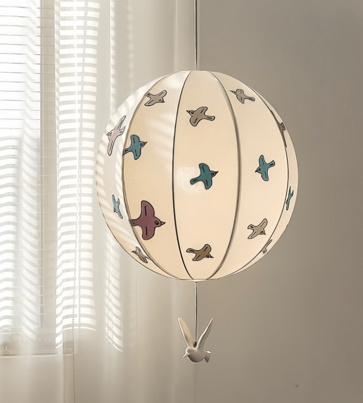 Alvind Balloon Pendant Light-Neutral Decor