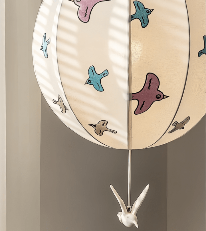 Alvind Balloon Pendant Light-Neutral Decor
