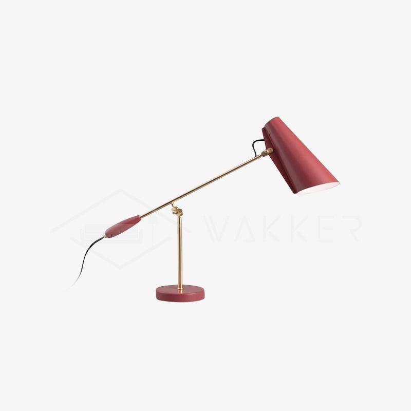 Orbix Steel Mid-Century Table Lamp-Neutral Decor