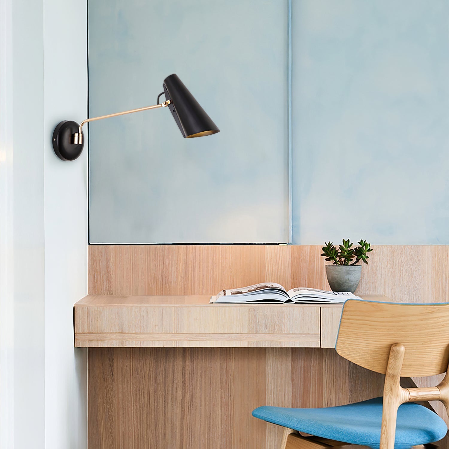 Cedoria Modern Minimalist Birdy Wall Lamp-Neutral Decor