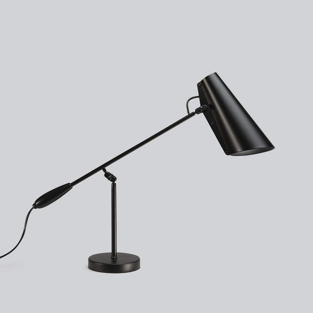 Orbix Steel Mid-Century Table Lamp-Neutral Decor