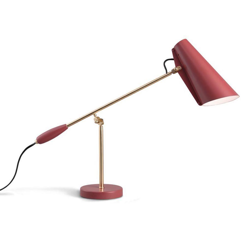 Orbix Steel Mid-Century Table Lamp-Neutral Decor