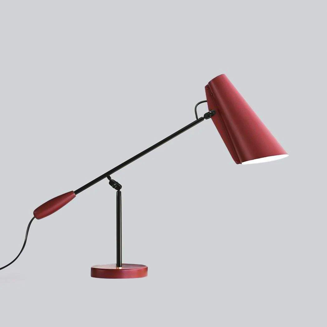 Orbix Steel Mid-Century Table Lamp-Neutral Decor