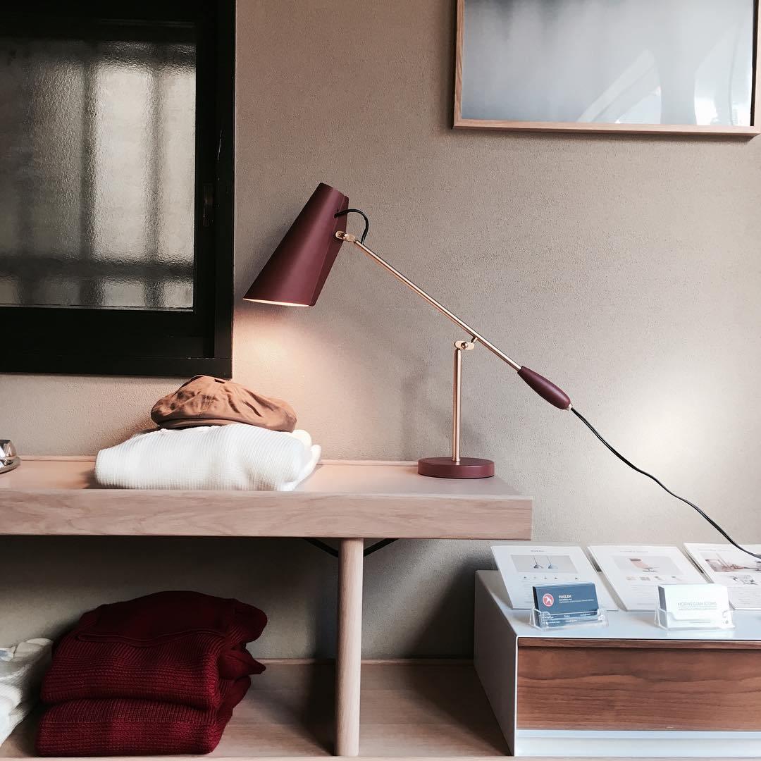 Orbix Steel Mid-Century Table Lamp-Neutral Decor