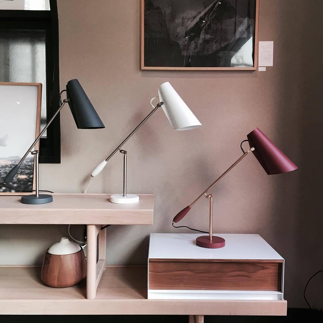 Orbix Steel Mid-Century Table Lamp-Neutral Decor