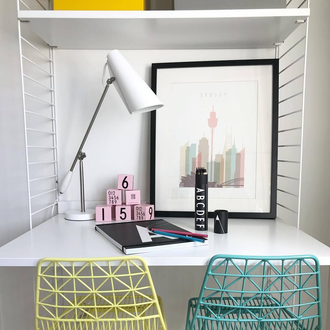 Orbix Steel Mid-Century Table Lamp-Neutral Decor