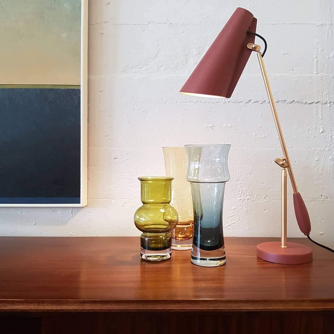 Orbix Steel Mid-Century Table Lamp-Neutral Decor