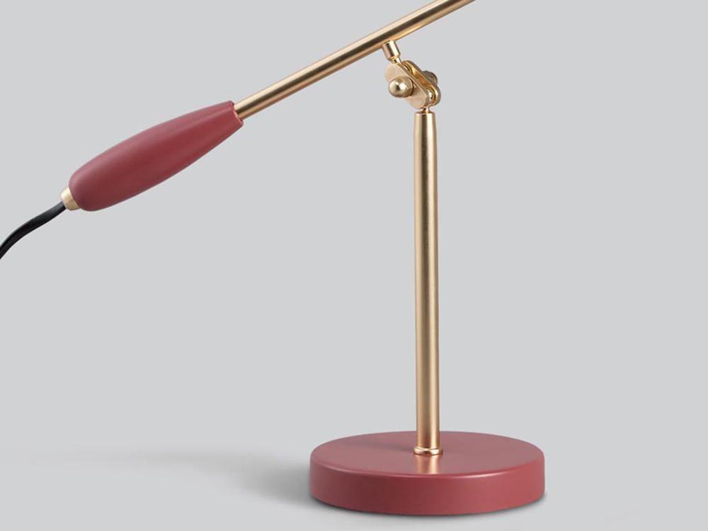 Orbix Steel Mid-Century Table Lamp-Neutral Decor