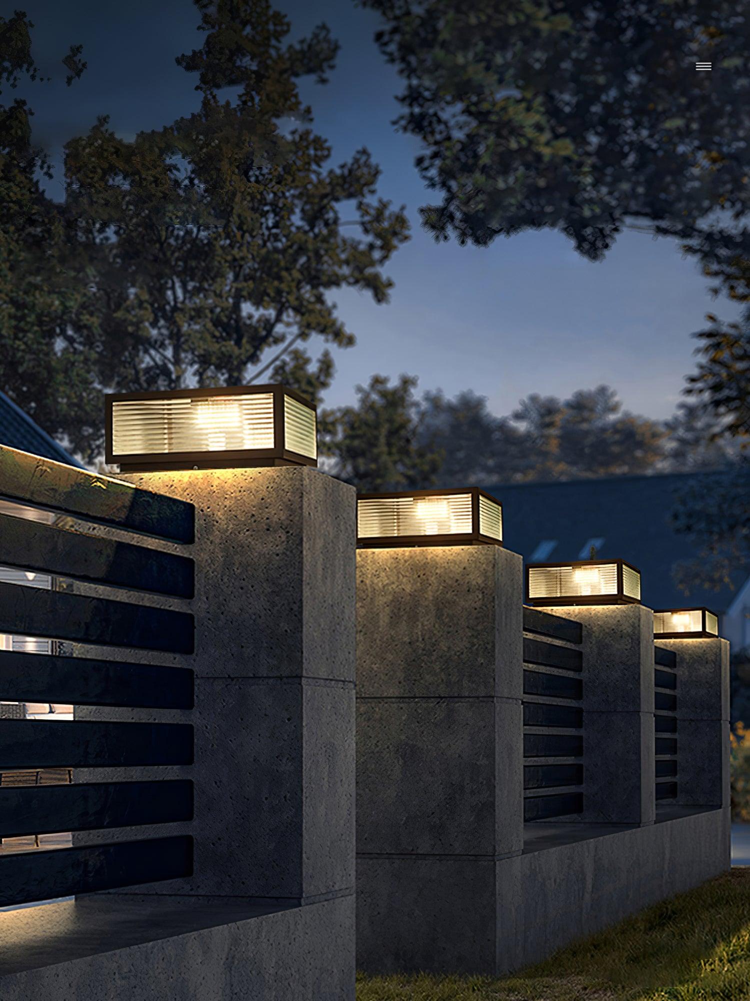 Gage Traditional Natural Glass Outdoor Light-Neutral Decor