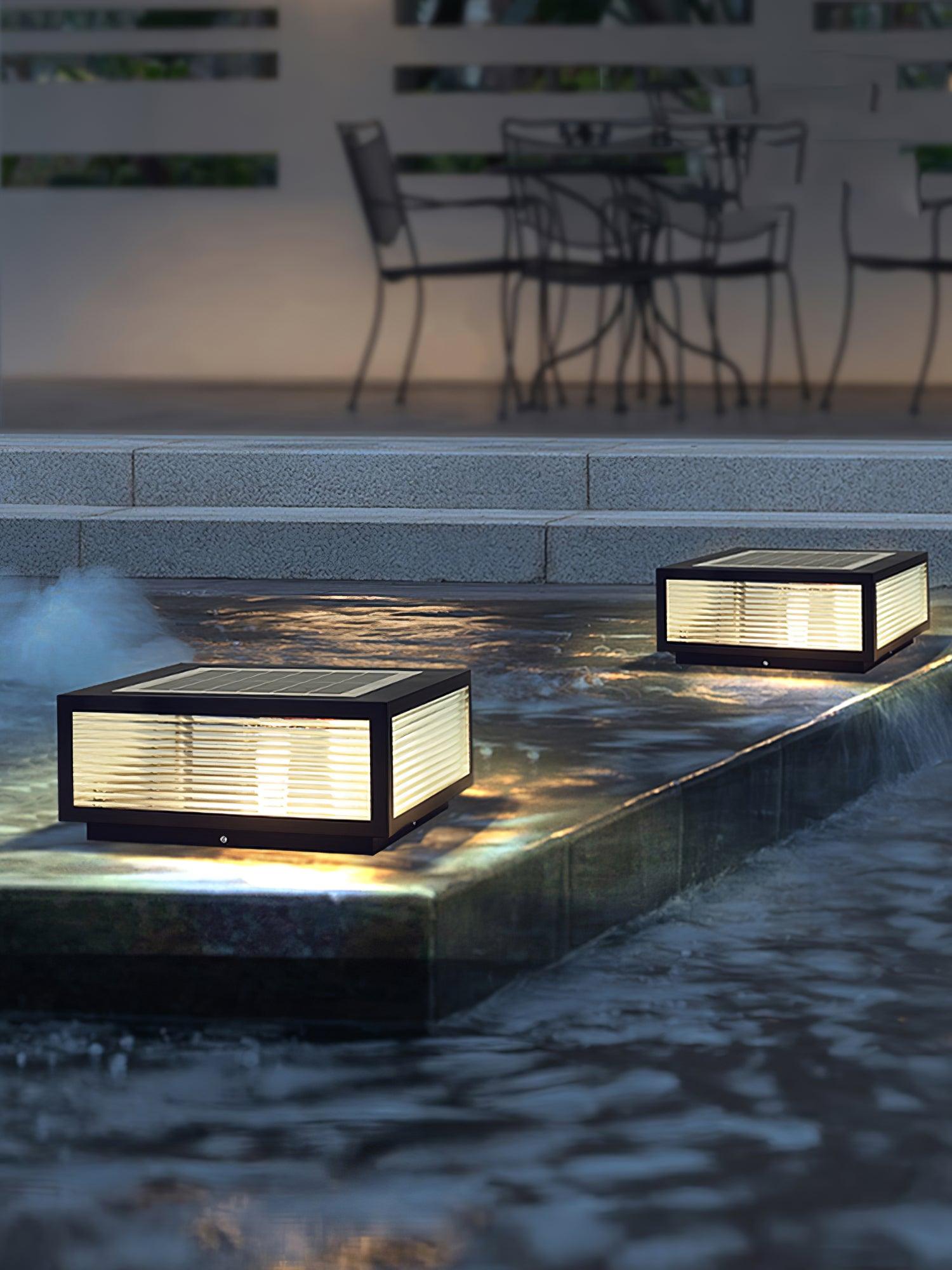 Gage Traditional Natural Glass Outdoor Light-Neutral Decor