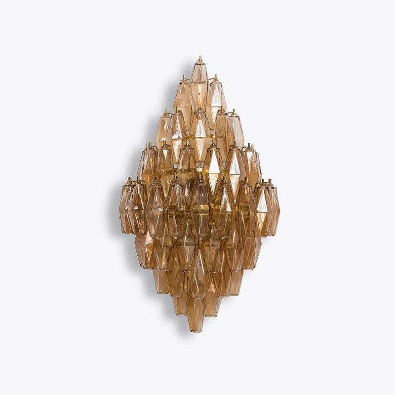 Zyrelis Polyhedral Glass Sconce
