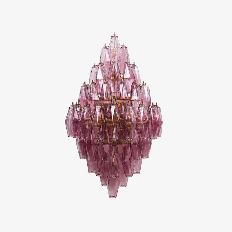 Zyrelis Polyhedral Glass Sconce