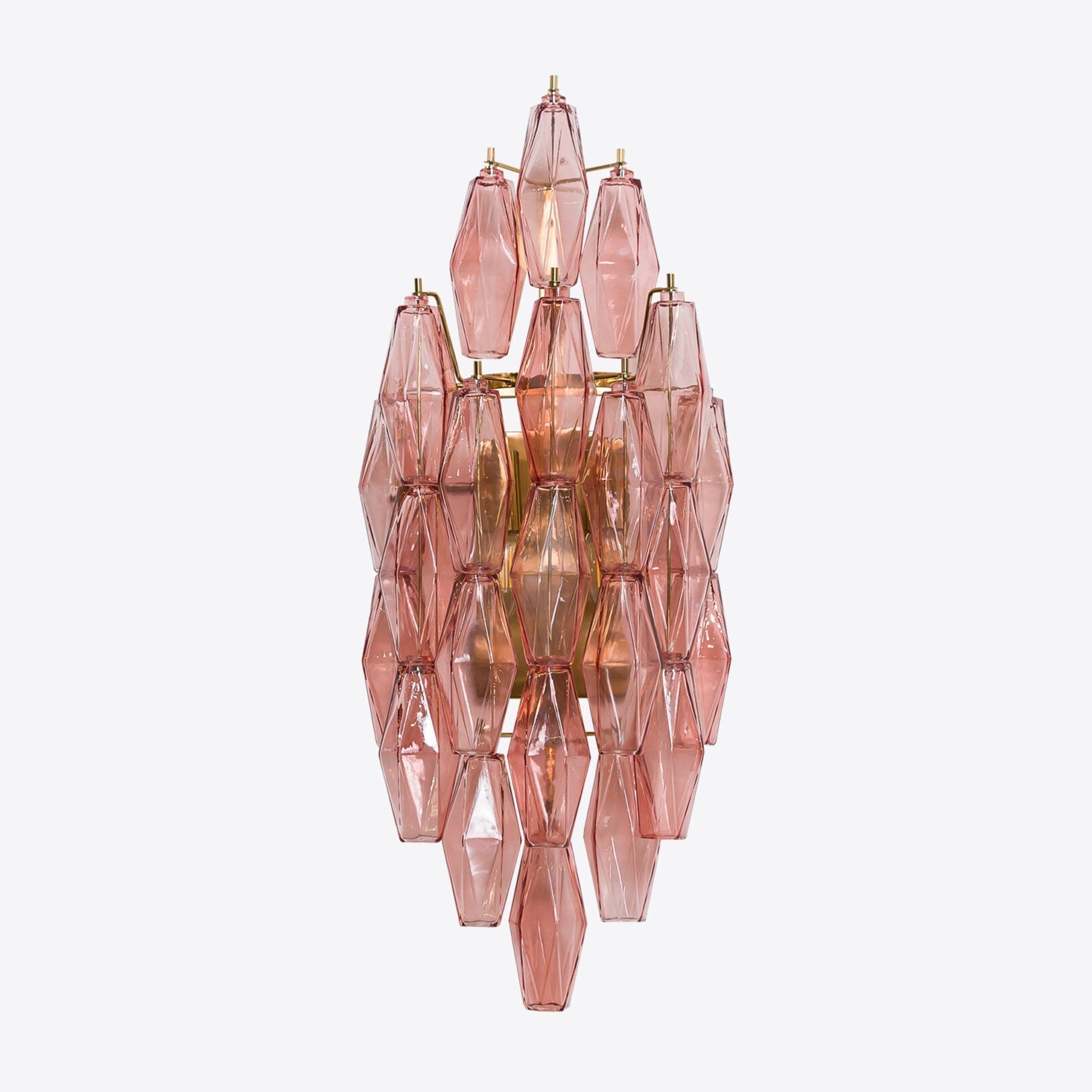 The Biscayne sconce shown against a light, neutral wall.