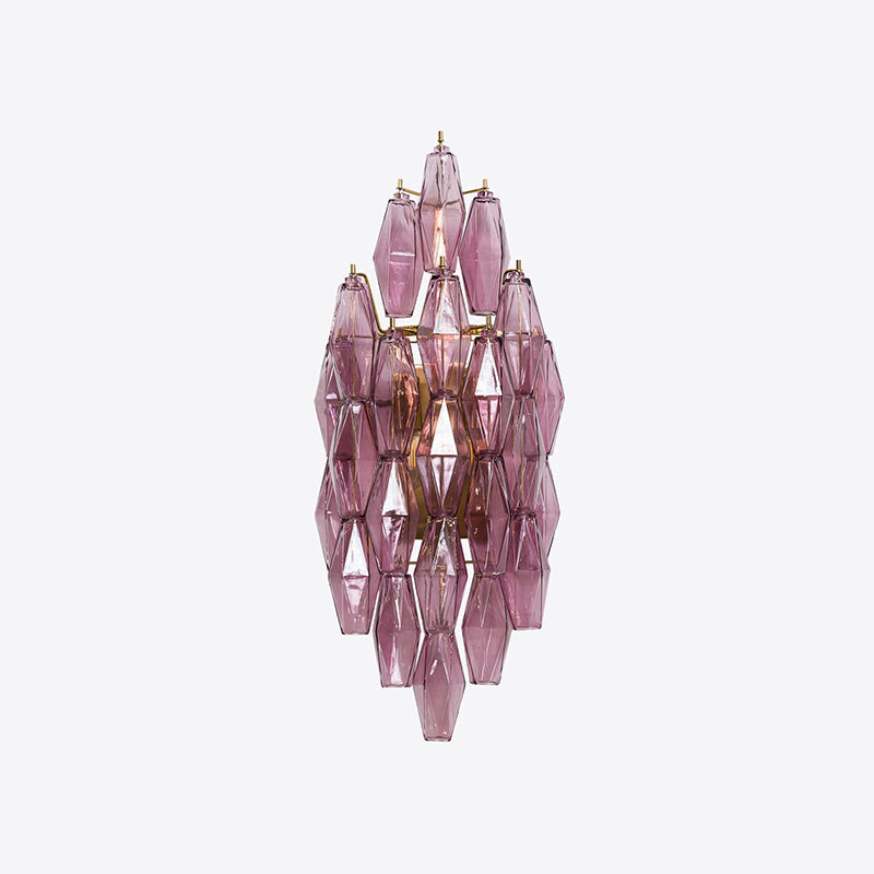 Zyrelis Polyhedral Glass Sconce