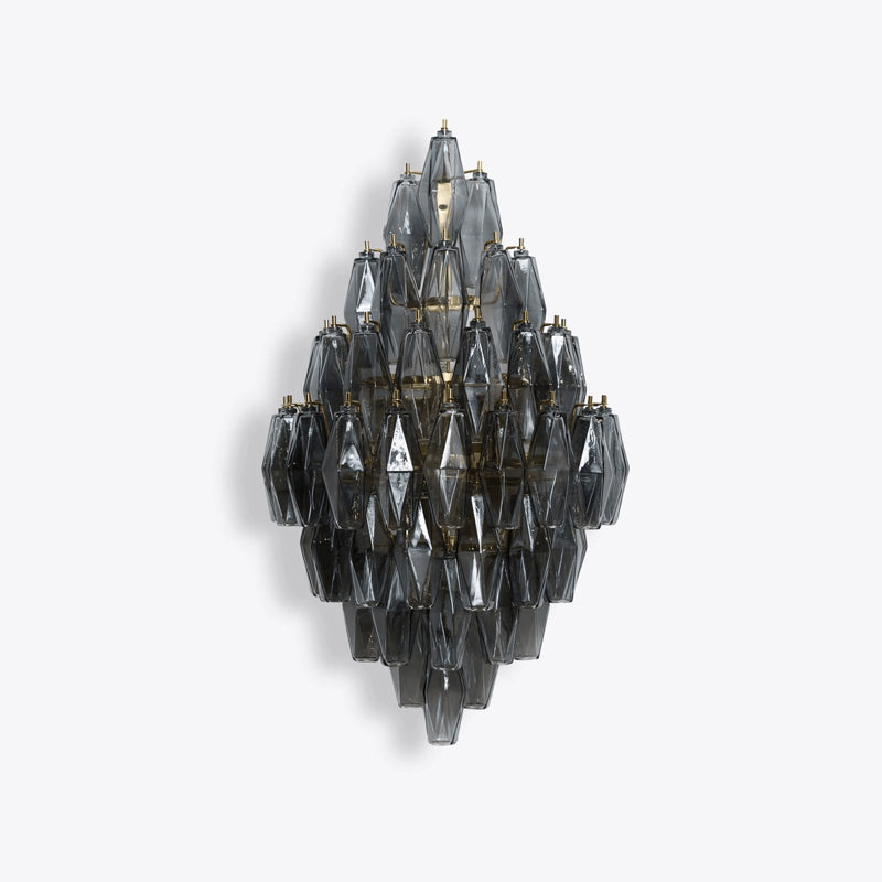 Zyrelis Polyhedral Glass Sconce