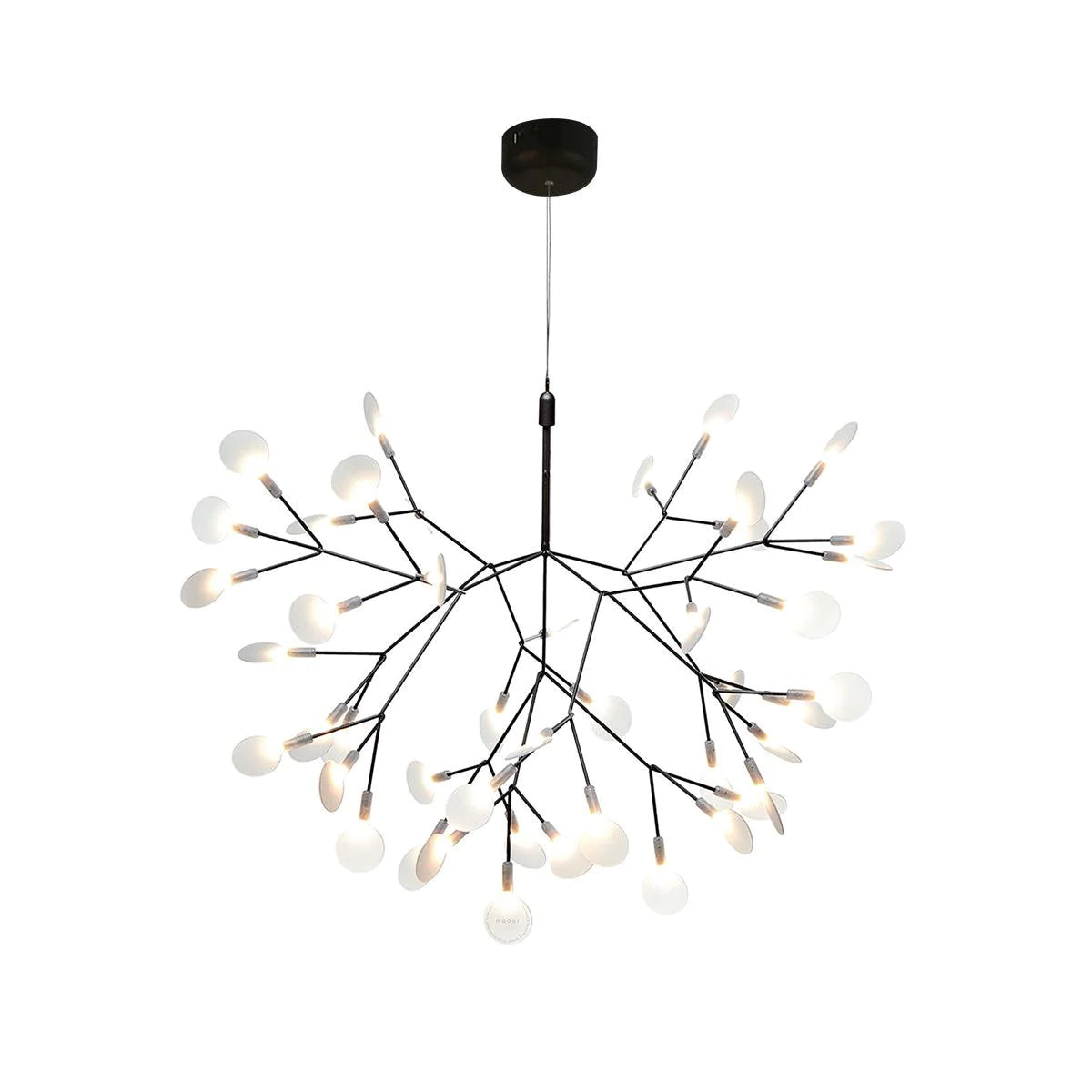 Lior Unique Sputnik Art Deco Firefly Chandelier. Living Room/ Bedroom - Neutral Decor