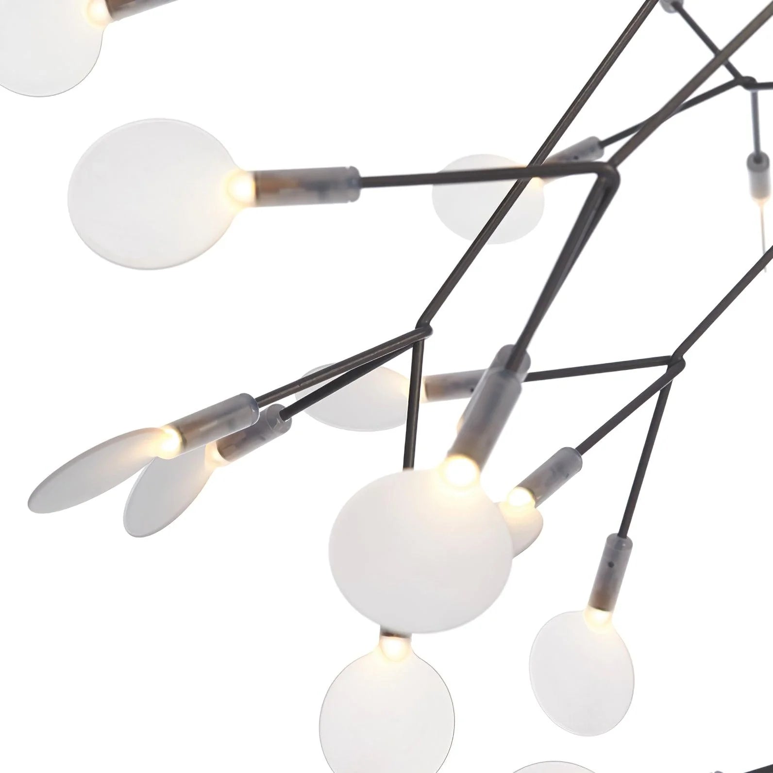 Lior Unique Sputnik Art Deco Firefly Chandelier. Living Room/ Bedroom - Neutral Decor