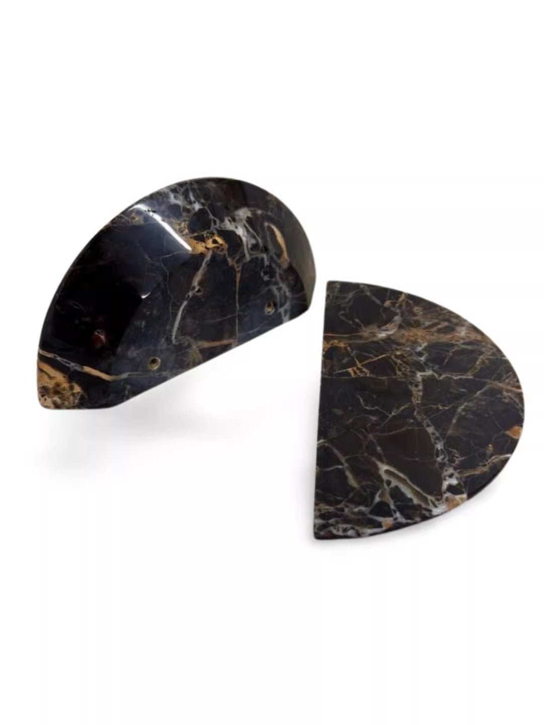 Dyrha Coffee Marble Door Handle-Neutral Decor