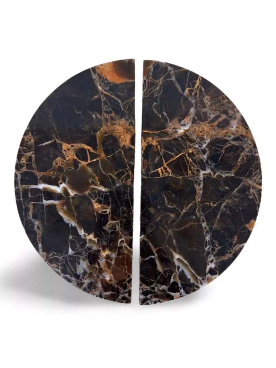 Dyrha Coffee Marble Door Handle-Neutral Decor