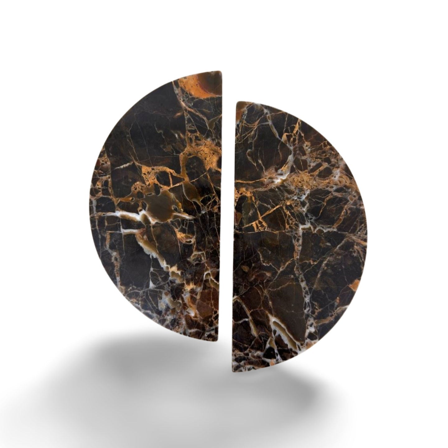 Dyrha Coffee Marble Door Handle-Neutral Decor