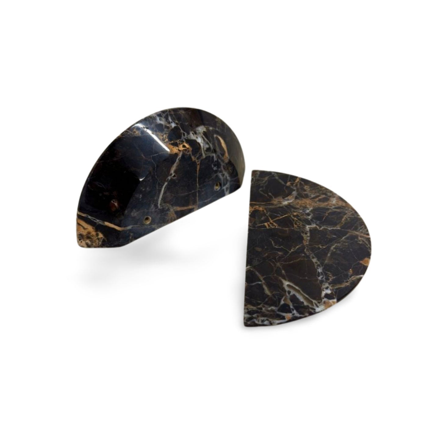 Dyrha Coffee Marble Door Handle-Neutral Decor