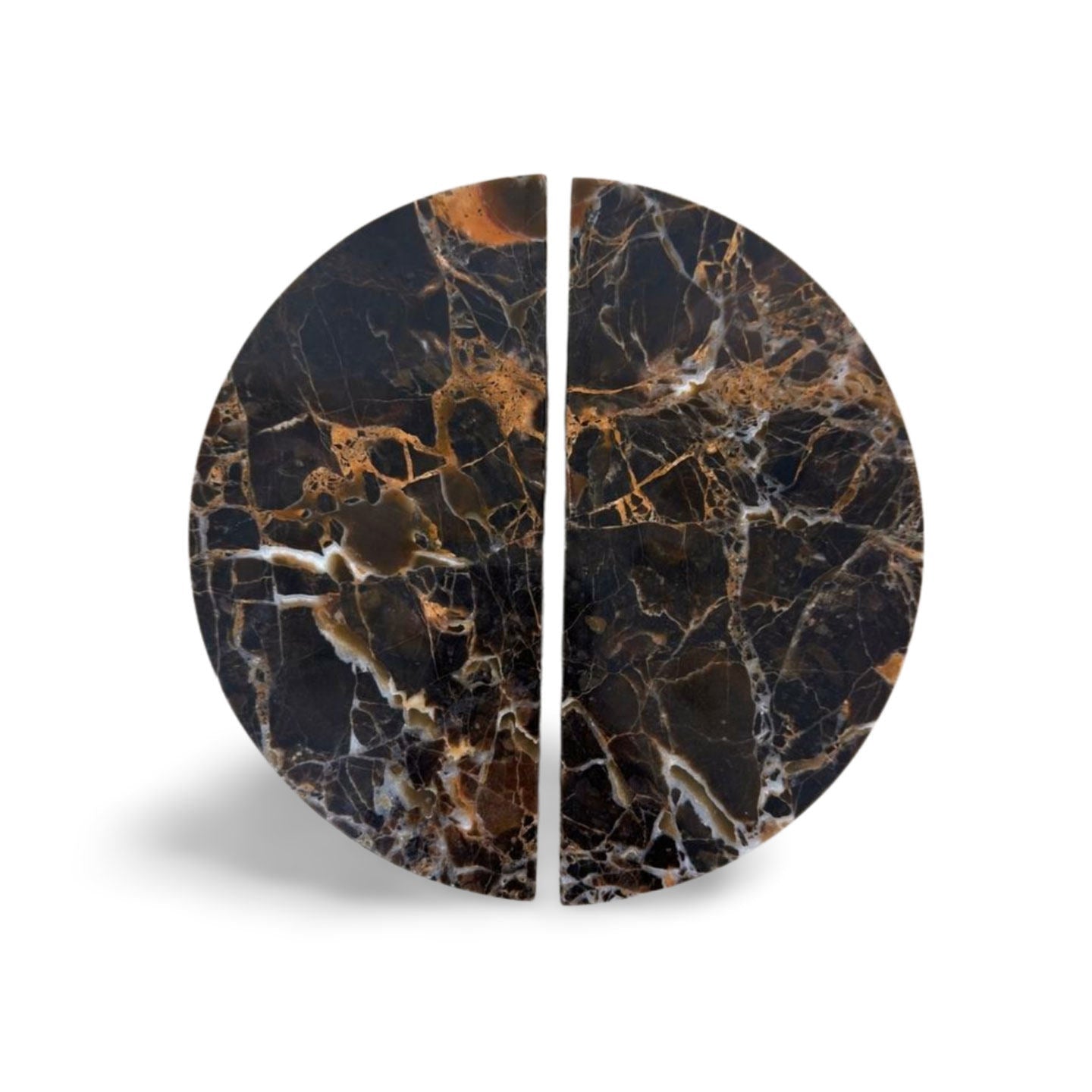Dyrha Coffee Marble Door Handle-Neutral Decor
